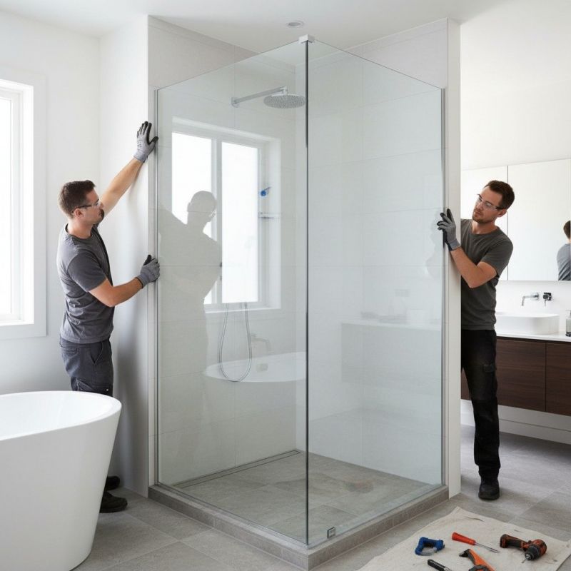 Glass Shower Door Installation